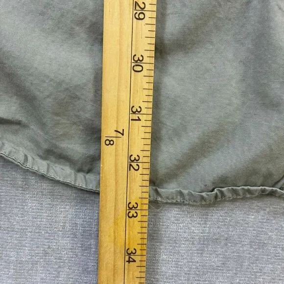 World Wide Sportsman Mens XL Fishing Shirt Light Green Short Sleeve Button Up - Picture 6 of 6